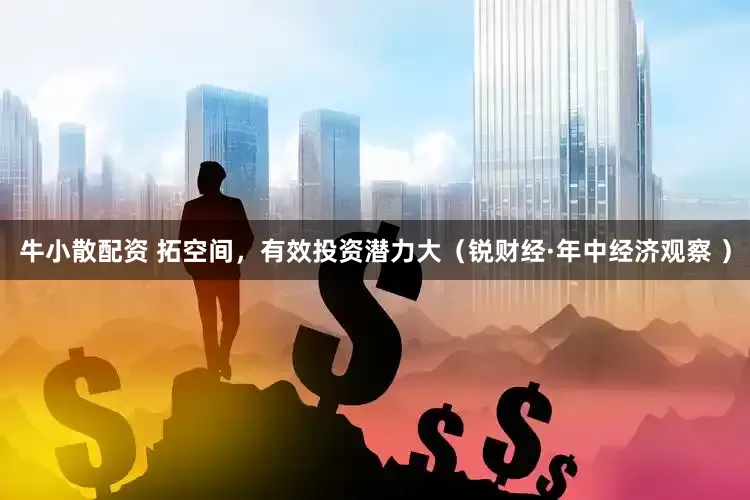 牛小散配资 拓空间，有效投资潜力大（锐财经·年中经济观察 ）