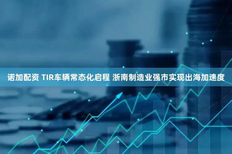诺加配资 TIR车辆常态化启程 浙南制造业强市实现出海加速度