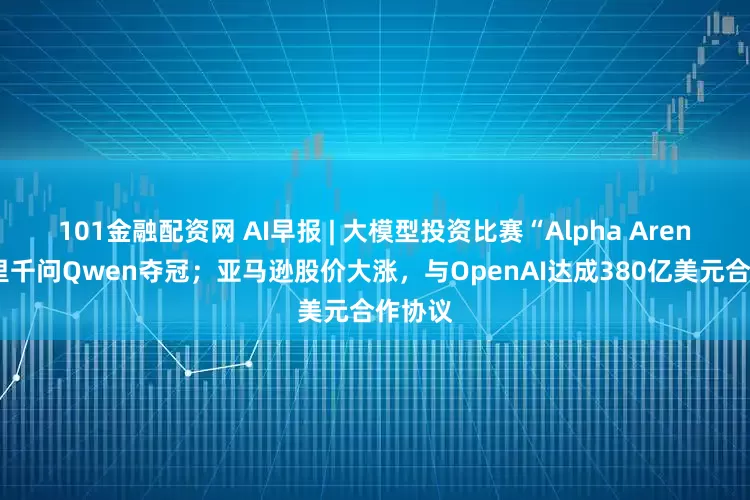 101金融配资网 AI早报 | 大模型投资比赛“Alpha Arena”阿里千问Qwen夺冠;亚马逊股价大涨,与OpenAI达成380亿美元合作协议